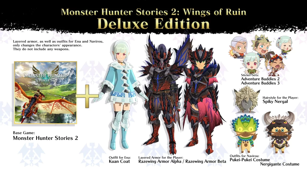 Monster Hunter Stories 2 Wings of Ruin PS4 Deluxe Edition